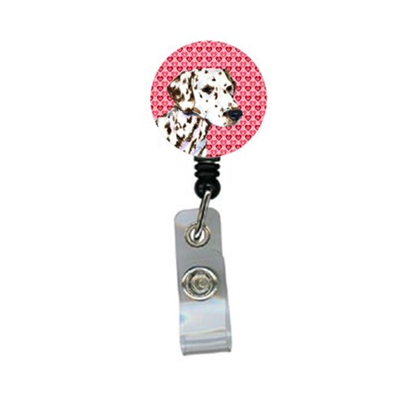 Teachers Aid Dalmatian Retractable Badge Reel Or Id Holder With Clip TE629586